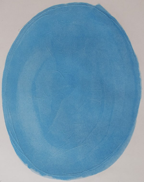 LUCIO FONTANA, Blue Nude | Nudo Azzurro, 1967