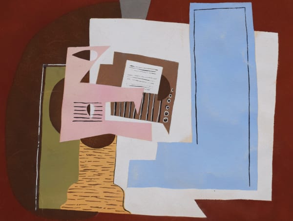 PABLO PICASSO (After), Still Life with a Guitar, from: Ten Pochoirs | Nature Morte à la Guitare: Dix pochoirs, ca....