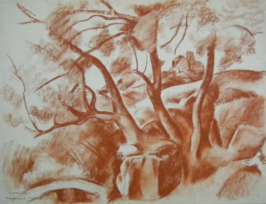 CHARLES KVAPIL, Landscape in Corsica