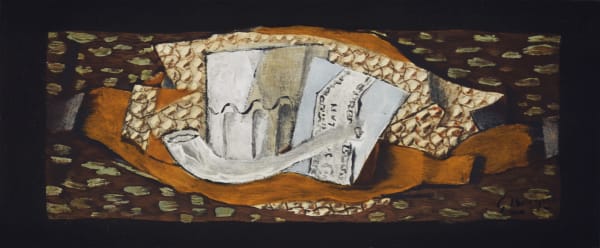 GEORGES BRAQUE (After), Still life with a Glass and a Pipe | Nature morte au verre et à la pipe,...
