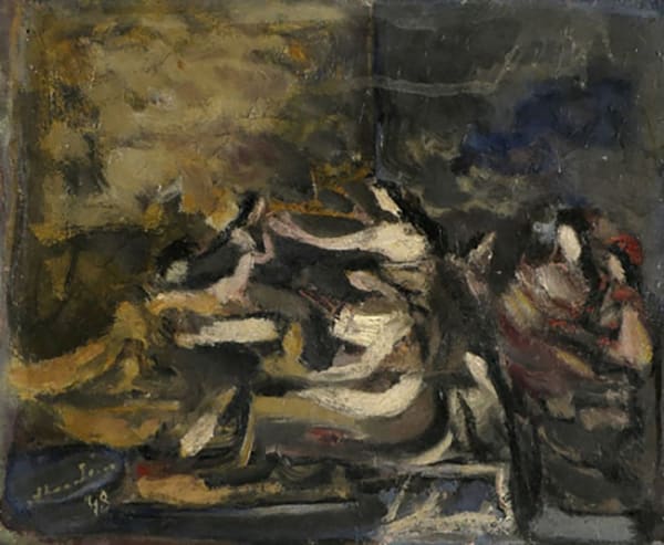 ALFRED ABERDAM, Women in an Interior, 1948