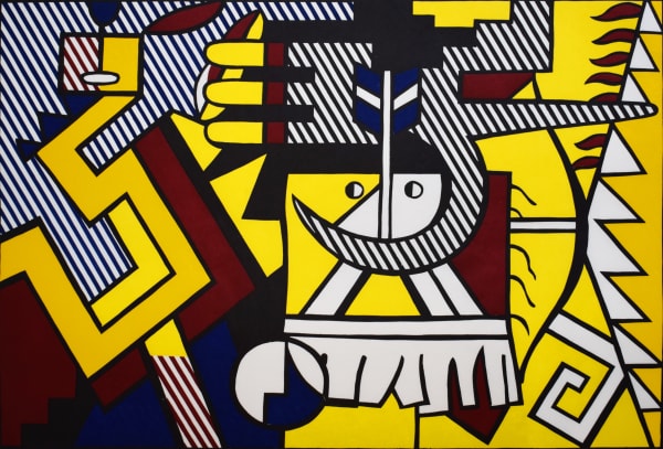ROY LICHTENSTEIN, American Indian Theme VI, from: American Indian Theme, 1980