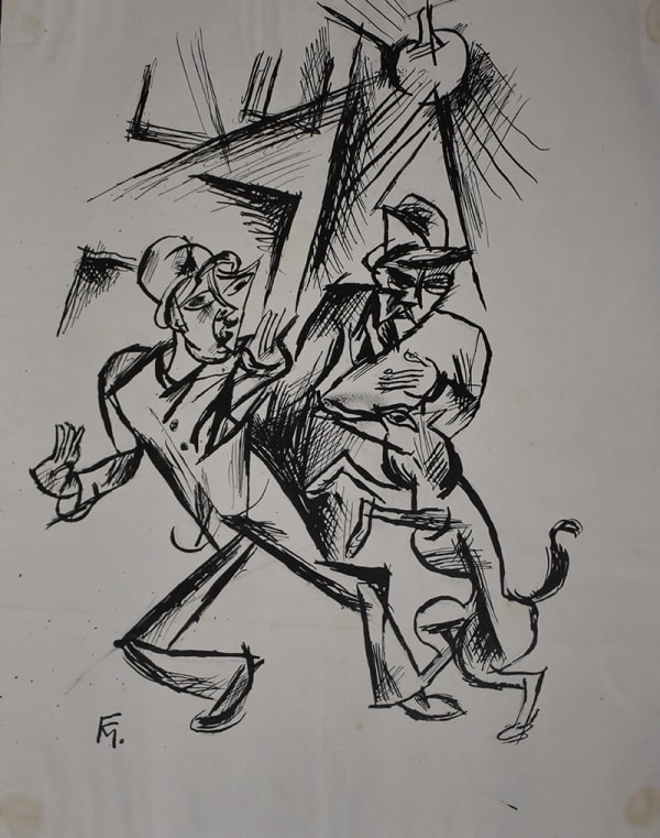 CONRAD FELIXMÜLLER, Two Men | Zwei Männer, 1919