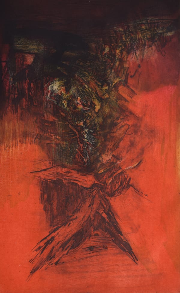 ZAO WOU-KI, Composition I, from: Canto Pisan, 1972