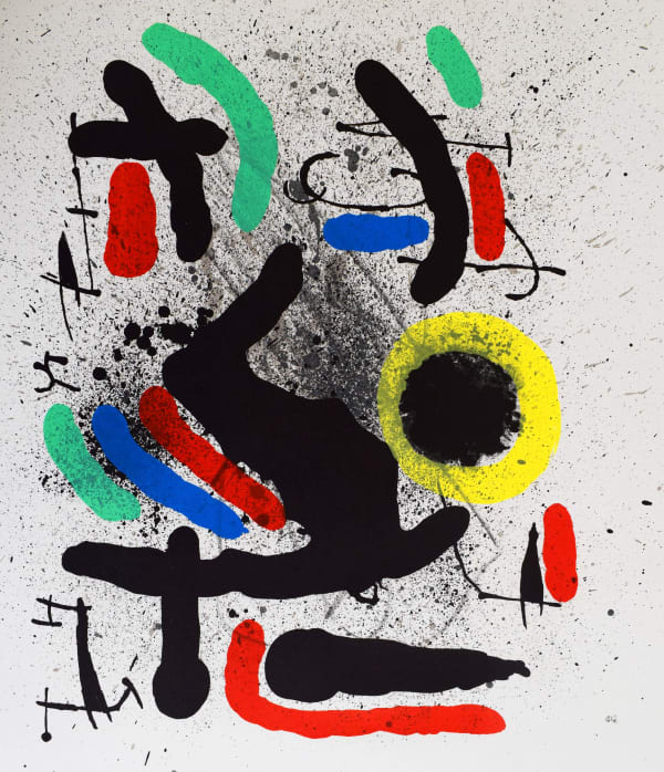 JOAN MIRÓ, Composition III, from: Freedom of Liberties, poems of Alain Jouffroy | Composition III, from: Liberté des libertés, poèmes de Alain Jouffroy, 1971