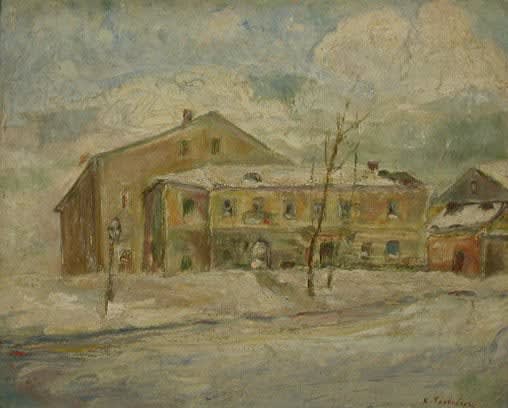 HAIM GLICKSBERG, House in Winter