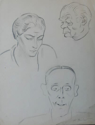 HENRYK BERLEWI, Three Portraits