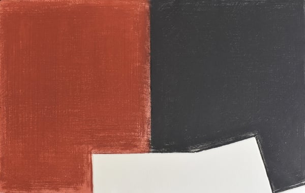 SERGI AGUILAR, Untitled (Red and Black), from: 12th Anniversary Galeria Joan Prats 1976-88 Portfolio, 1988, 1988