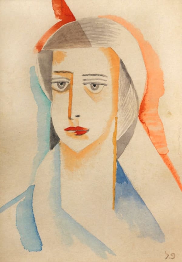 PINCHAS LITVINOVSKY, Portrait of a Woman, 1920