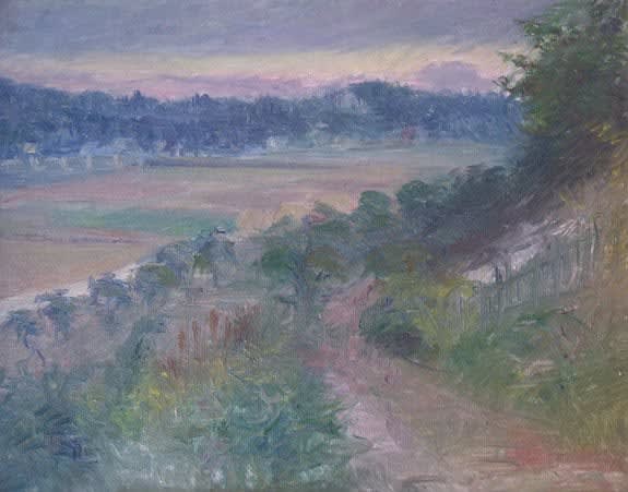CONSTANTIN KOUSNETSOFF, Forest Clearing and Sunset, ca. 1899
