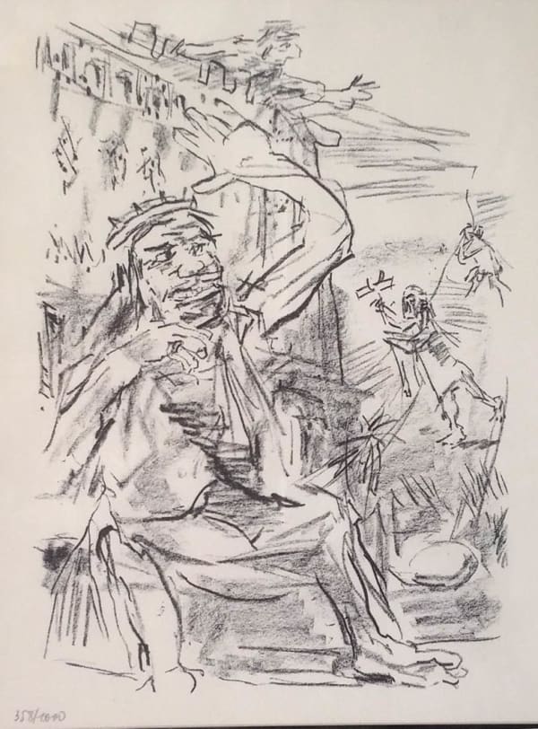 OSKAR KOKOSCHKA, The Tidings of Absalom's Death, 1967