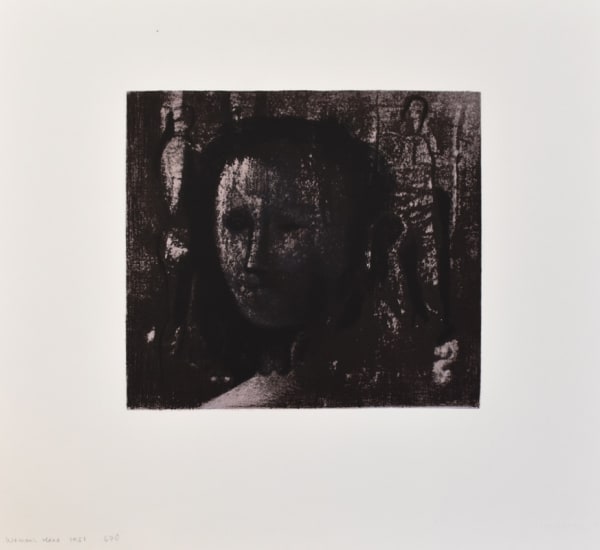 HENRY MOORE, Woman's Head, 1981