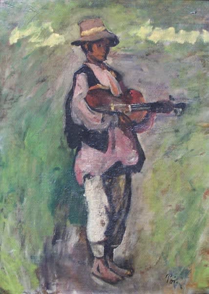 BERTALAN POR, Boy with Violin