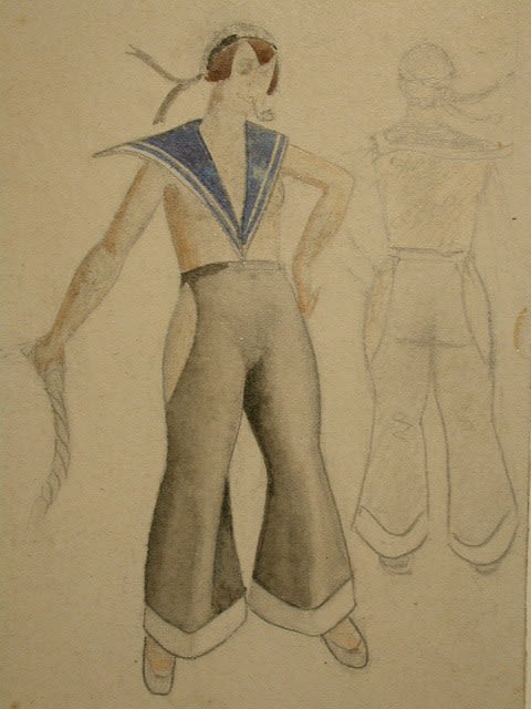 MARKOV, Costume Design for a Sailor, 1930