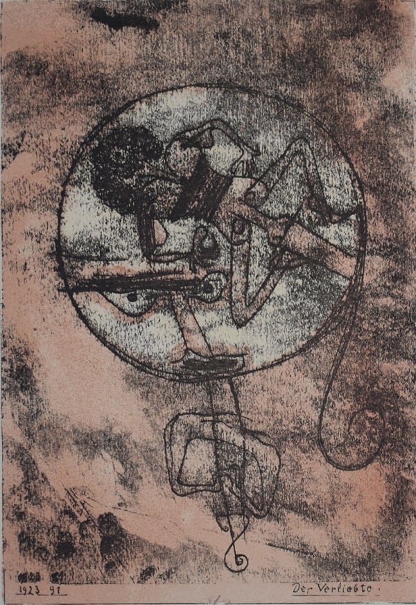 PAUL KLEE, The Man in Love, from: Masters Portfolio of the Staatliches Bauhaus | Der Verliebte: Meistermappe des Staatlichen Bauhauses,...