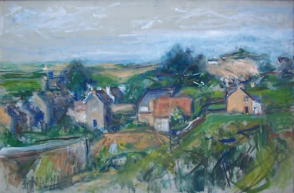 BELA CZOBEL, Landscape in the South of France, ca. 1930