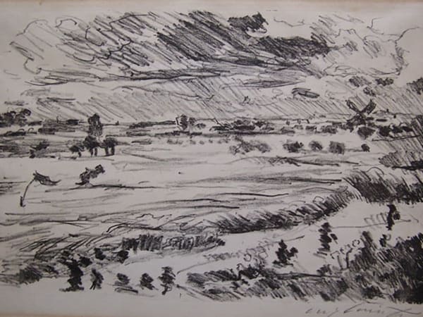 LOVIS CORINTH, Weite Landschaft | Wide Landscape, 1916