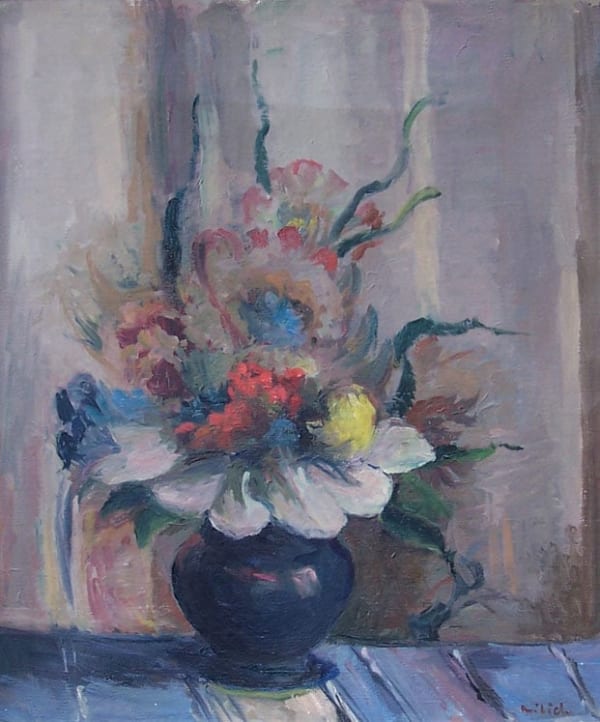 ADOLPHE MILICH, The Blue Vase / Vase Bleu, 1945