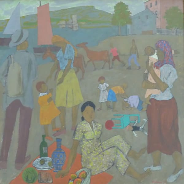 GREGOIRE MICHONZE, Pique Nique beside the Lake, 1957