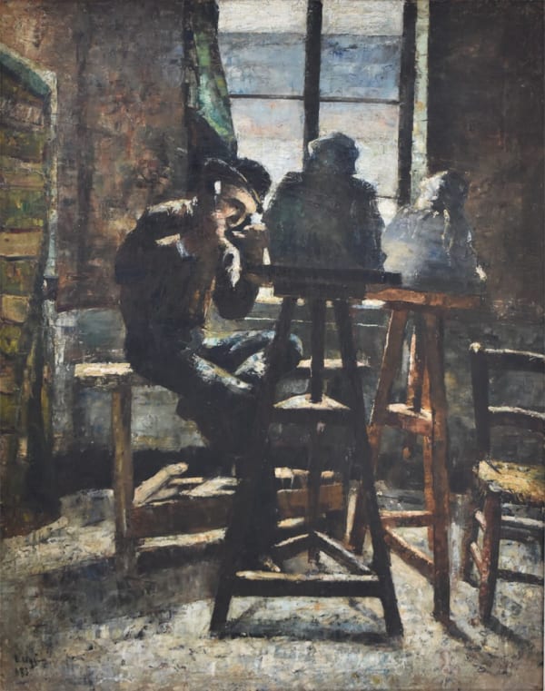 LESSER URY, The Sculptor’s Studio | Das Bildhauer Atelier, 1883