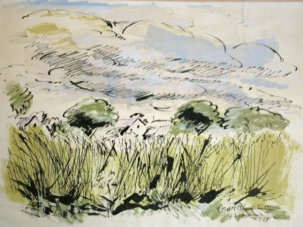 JEAN SIGNOVERT, Landscape, 1969