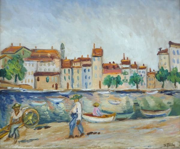 ISAAC PAILES, Fishermen, ca. 1930