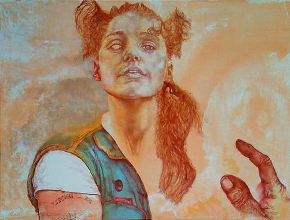REINER SCHWARZ, Girl and Cat, 1978