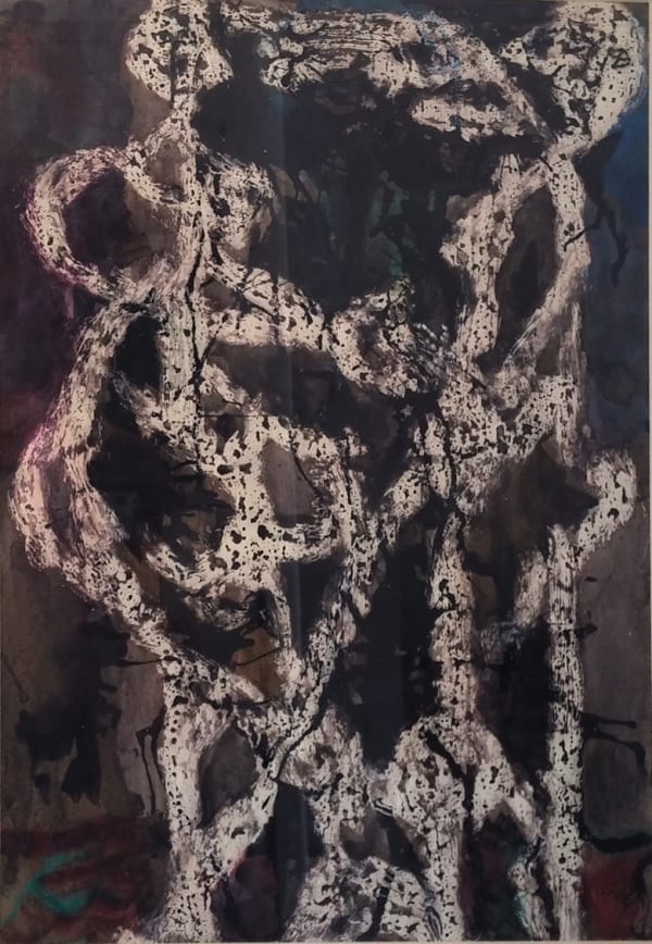 BELA BAN, Two Figures in White, 1970's