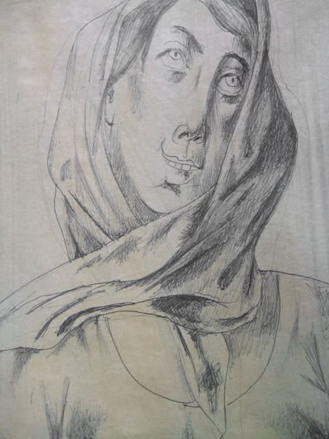 GREGOIRE MICHONZE, Woman with Scarf, 1973
