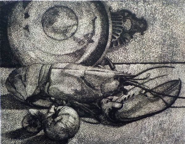 ROLAND CABOT, Still Life with Lobster / Nature Morte au Homard, ca. 1970