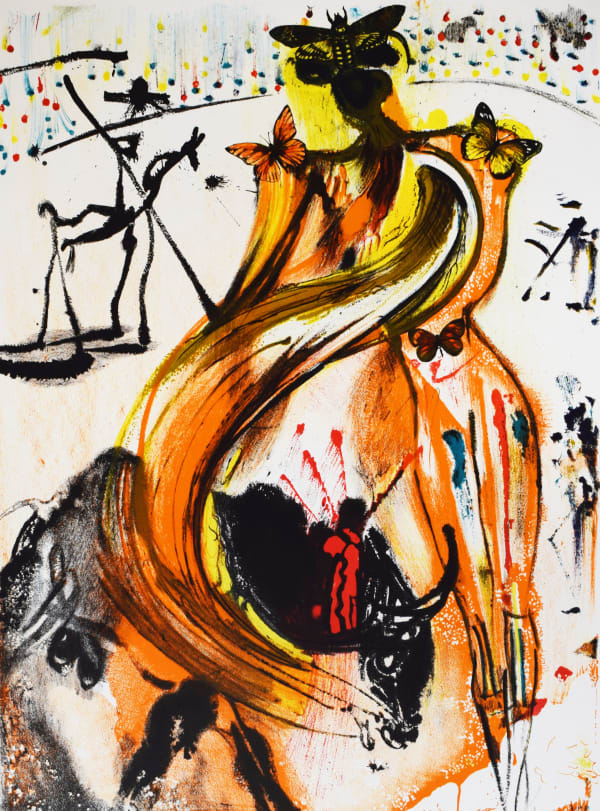 SALVADOR DALÍ, Bullfighter, 1972