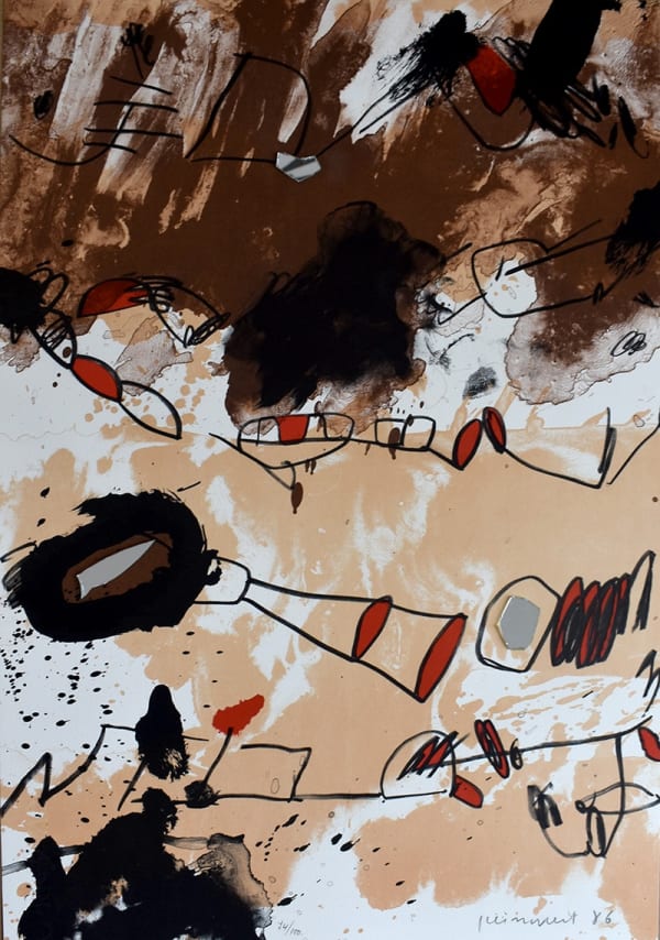 JOSEP GUINOVART, Untitled, from: 12th Anniversary Galeria Joan Prats 1976-88 Portfolio, 1988