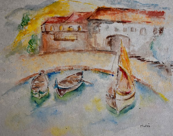 MELA MUTER, Port in Saint Tropez, 1920