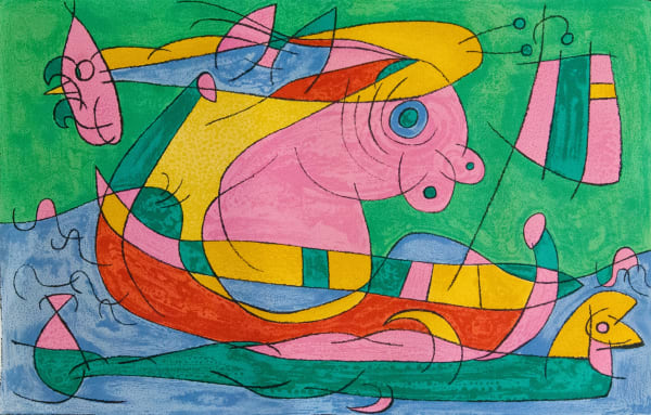 JOAN MIRÓ, The Return Journey III, from: Series for King Ubu | Le Voyage de Retour III, from: Suites pour Ubu Roi, 1966