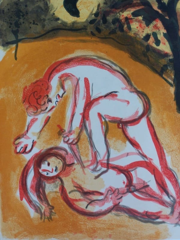 MARC CHAGALL, Cain and Abel, 1960