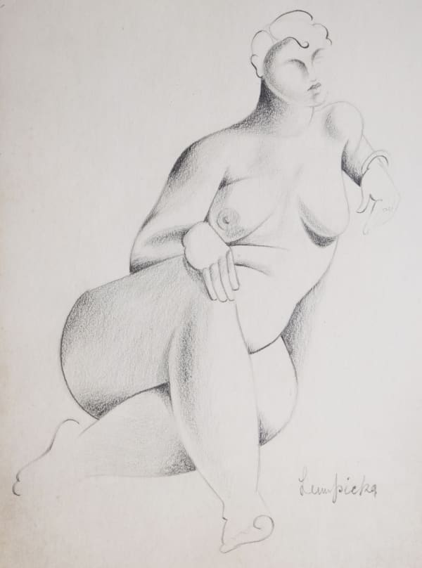 TAMARA DE LEMPICKA, Nude with Bracelet | Nu au bracelet, ca. 1920