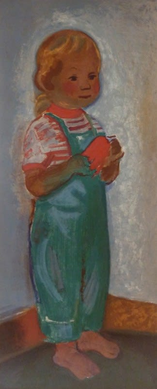 CHRISTIAN HUGUES CAILLARD, Young Girl with a Red Tissue