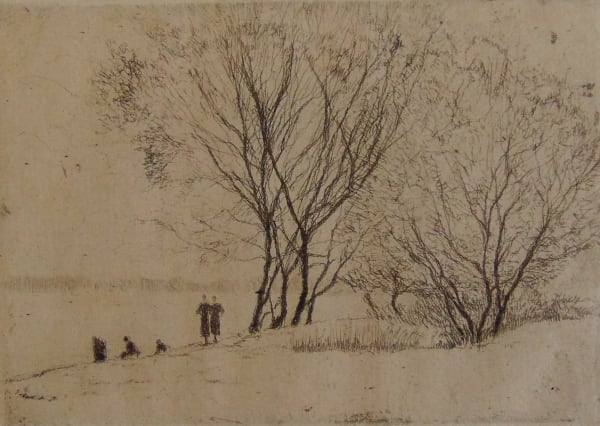 ERNST OPPLER, Easter Walk, In front of the Gate | Osterspaziergang, Vor dem Tor, 1914