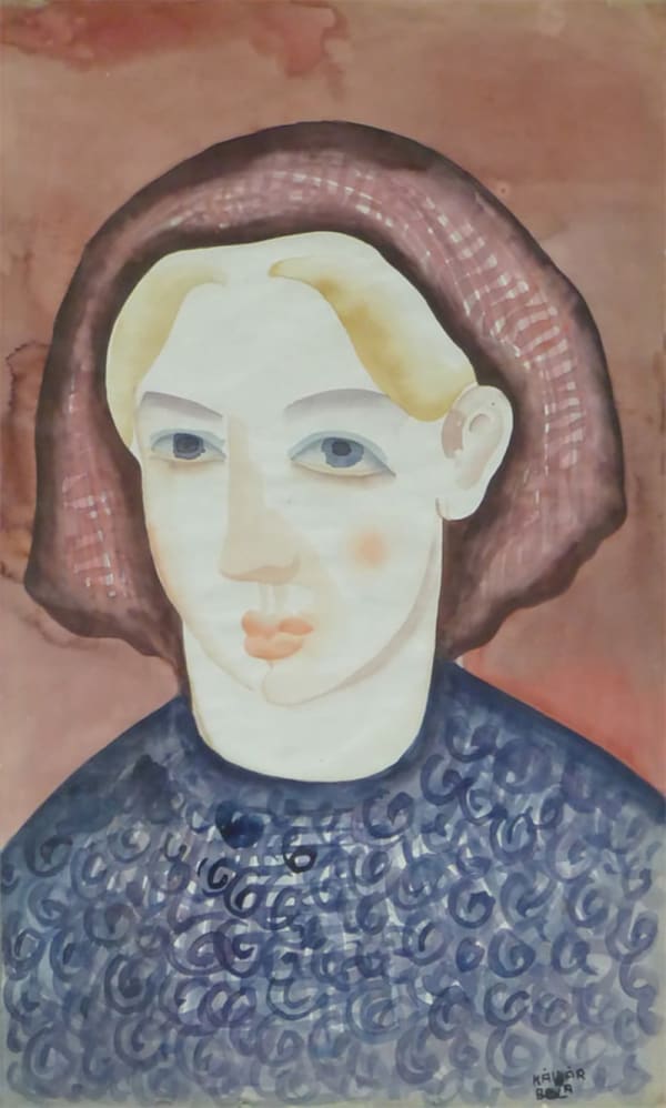 BÉLA KÁDÁR, Portrait of a Young Lady, ca. 1938