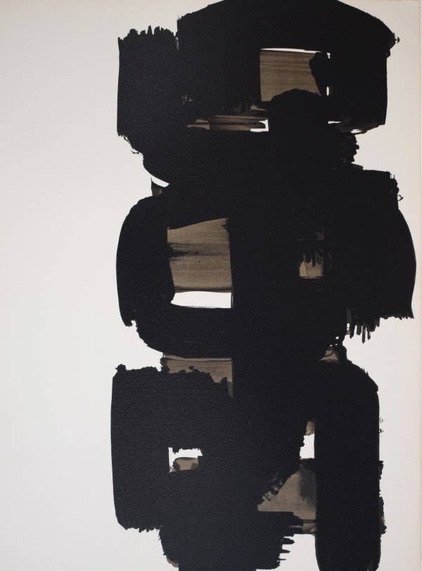 PIERRE SOULAGES, Lithograph no.18 from: The Skin of Things | Lithographie n°18 from La peau des choses, 1968