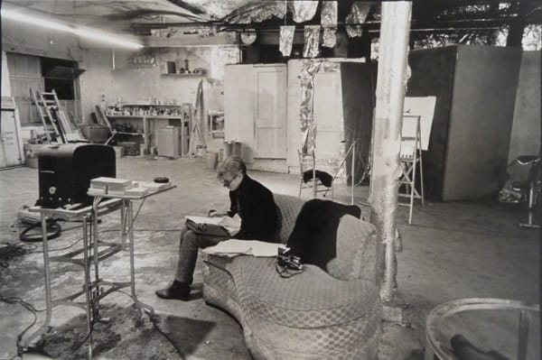 NAT FINKELSTEIN, Andy Warhol´s Factory - Warhol Sitting in the Factory, 1964-67