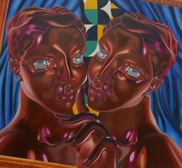 Georgia Dymock, Metallic Heads, 2024