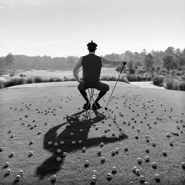 buy Rodney Smith photography golfing art Sun Valley Contemporary art gallery Gilman Contemporary