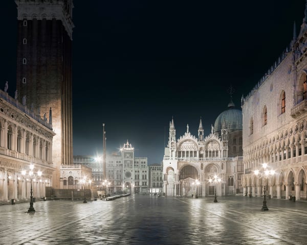 David Burdeny Italian plaza night