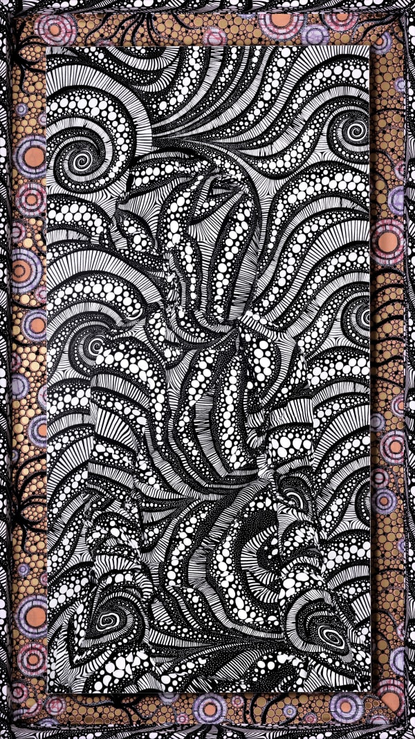 alia ali photograph in fabric wrapped frame yemini bosnian american photographer