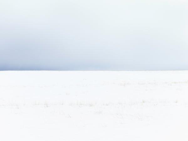 Fairfield Idaho photograph snow field Wirth