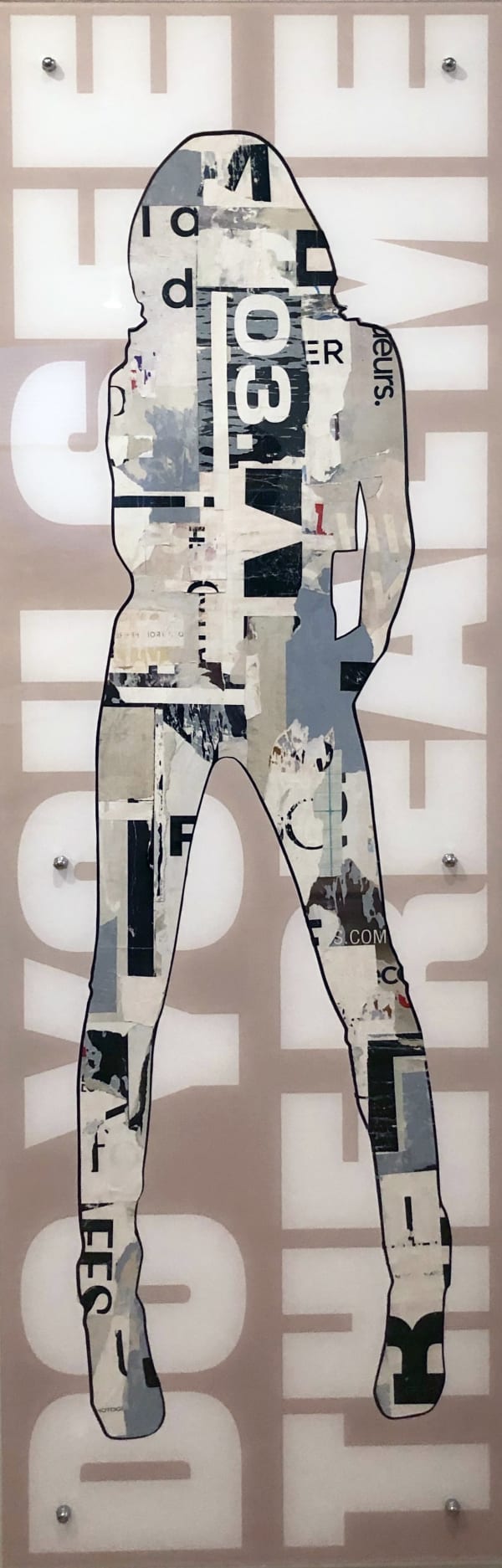 Maxwell painting female silhouette neutral