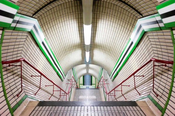 Laurie Victor Kay photo of stairs entering subway in Paris