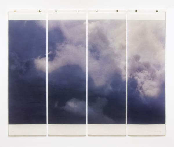 blue sky and cloud paper panel picture by Jeri Eisenberg