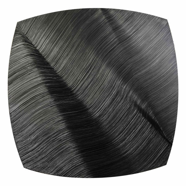 James Austin Murray oil on panel jet black gestural brushwork undulating waves of black and light view at Gilman Contemporary